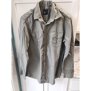 Red Level Nine Mens Button‎ Up Shirt Sz M